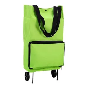 Portable Shopping Trolley Bag With Wheels Foldable