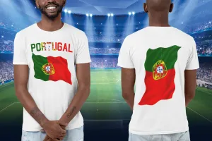 Portugal Waving Flag T-Shirt