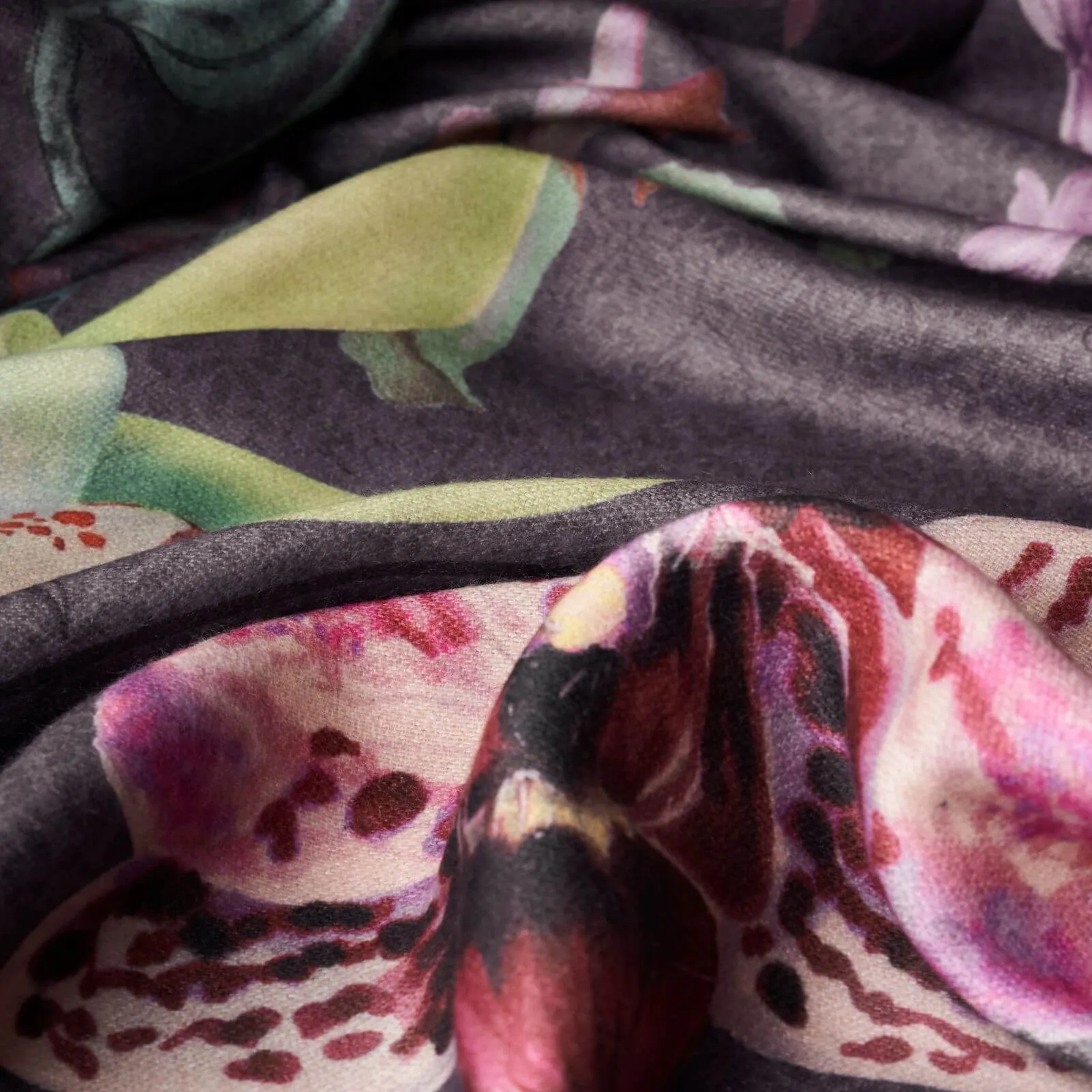 Powder Luxury Print Scarf - Exotic Evening
