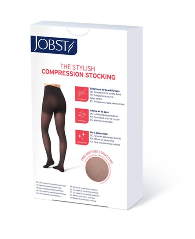 PR/1 JOBST ULTRASHEER WOMEN, WAIST HIGH, 15-20MMHG, XL, ESPRESSO, CLOSED TOE
