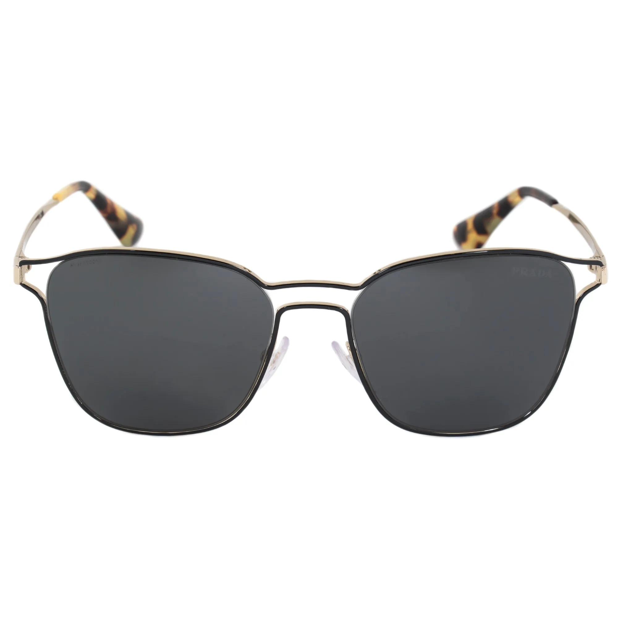 Prada Cinema Square Sunglasses PR54TS 1AB5S0 55 | Black Frame | Carbon Lenses