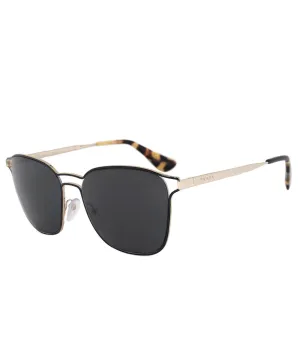 Prada Cinema Square Sunglasses PR54TS 1AB5S0 55 | Black Frame | Carbon Lenses
