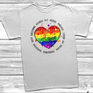 Pride Splash Heart T-Shirt