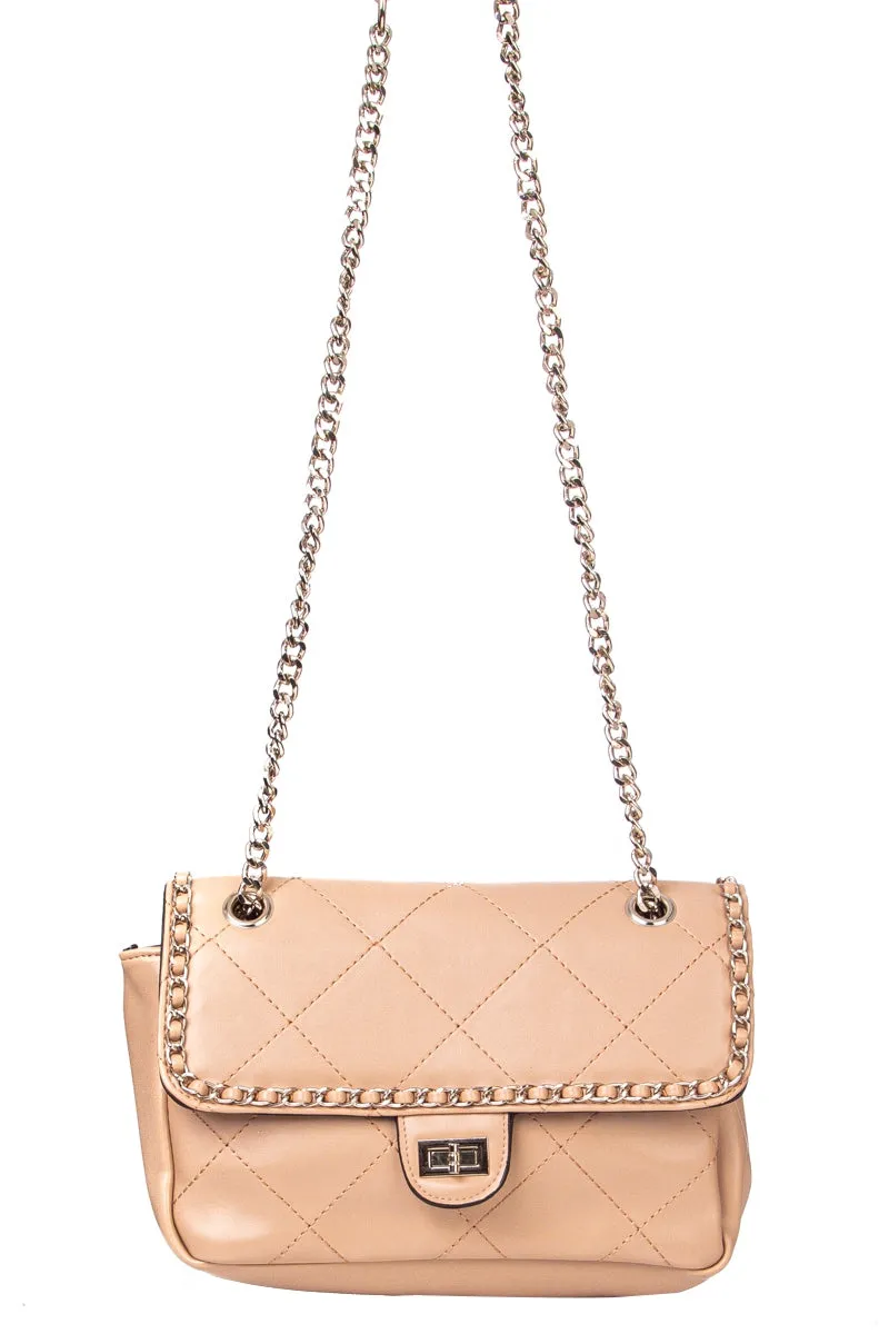 Princess Cut Faux Leather Bag