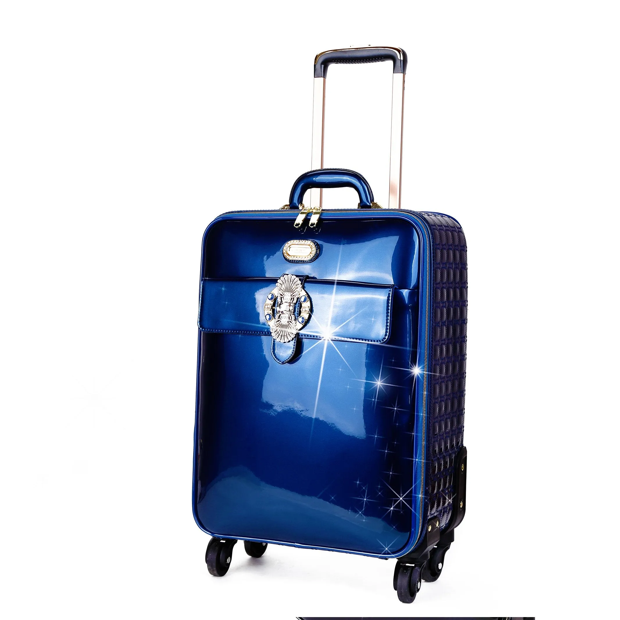 Queen's Crown Suitcase Getaway Travel Luggage Spinner Wheels [KAL8899]