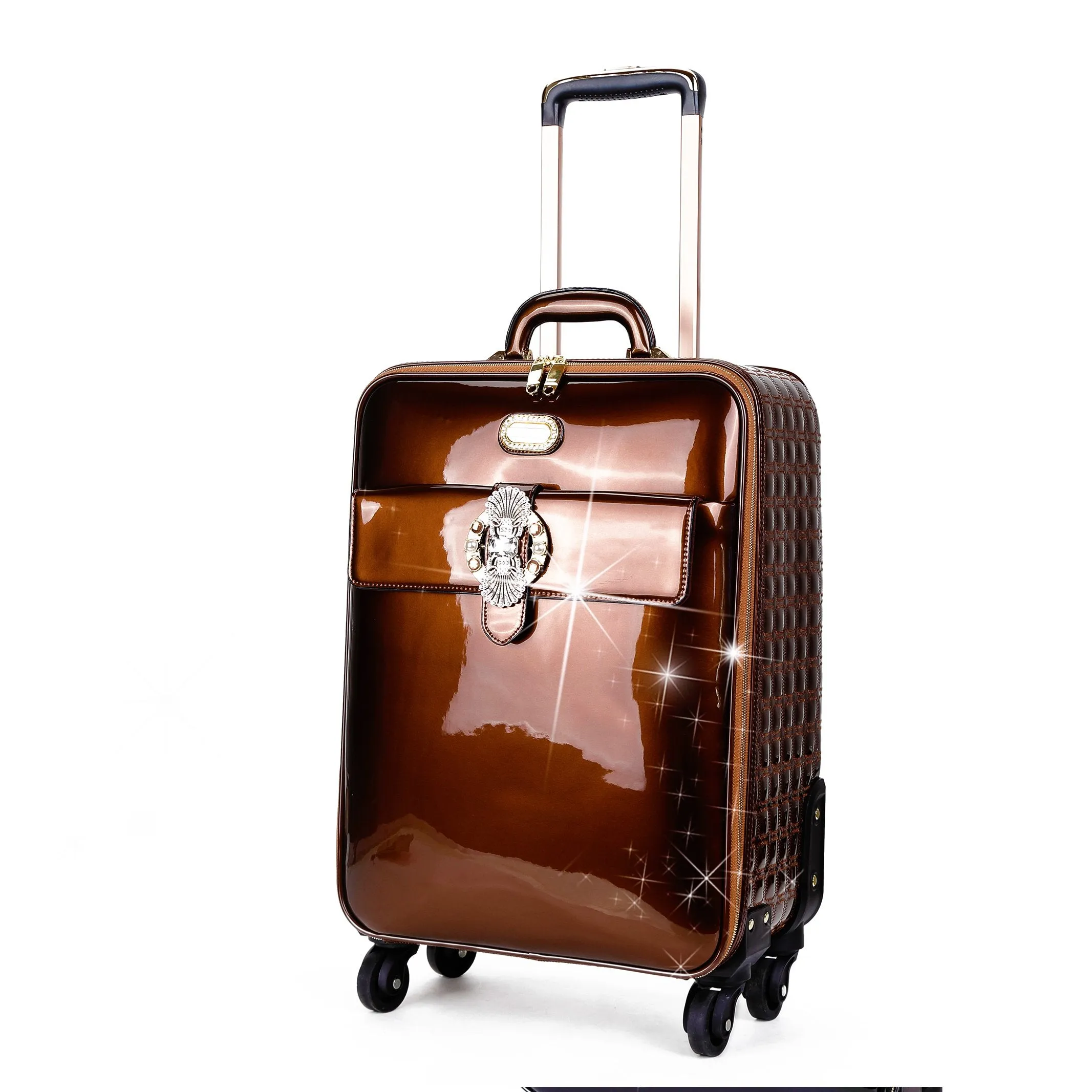 Queen's Crown Suitcase Getaway Travel Luggage Spinner Wheels [KAL8899]