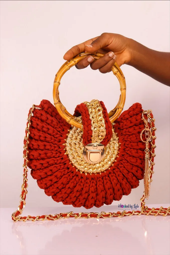 "Fola" custom autumn bag (bamboo handle)