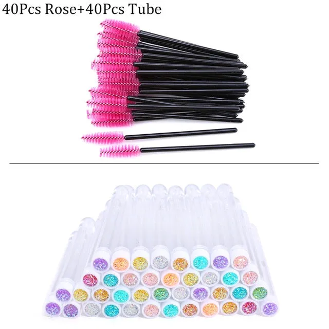 "SPARKLE" Eyebrow Brush Tube