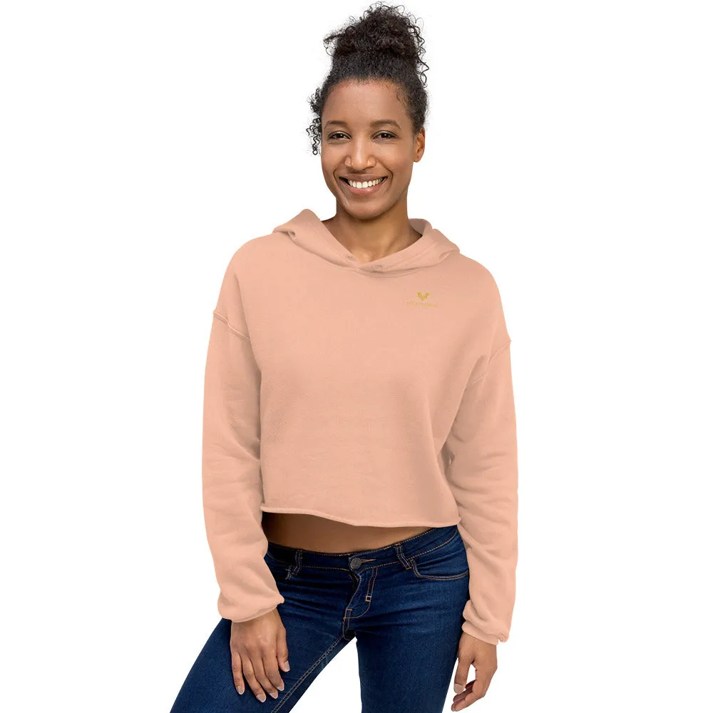 "STAY ON PURPOSE" Crop Hoodie