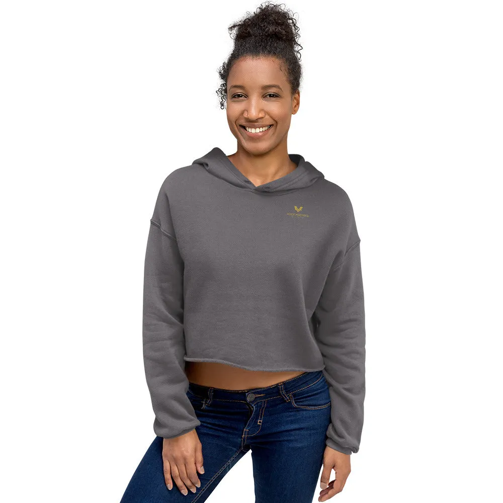 "STAY ON PURPOSE" Crop Hoodie