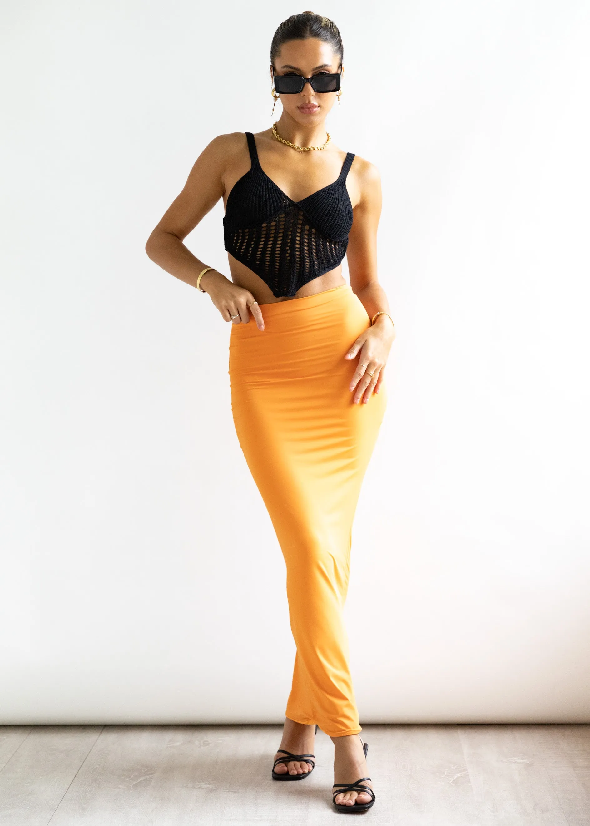 Raffah Crop - Black