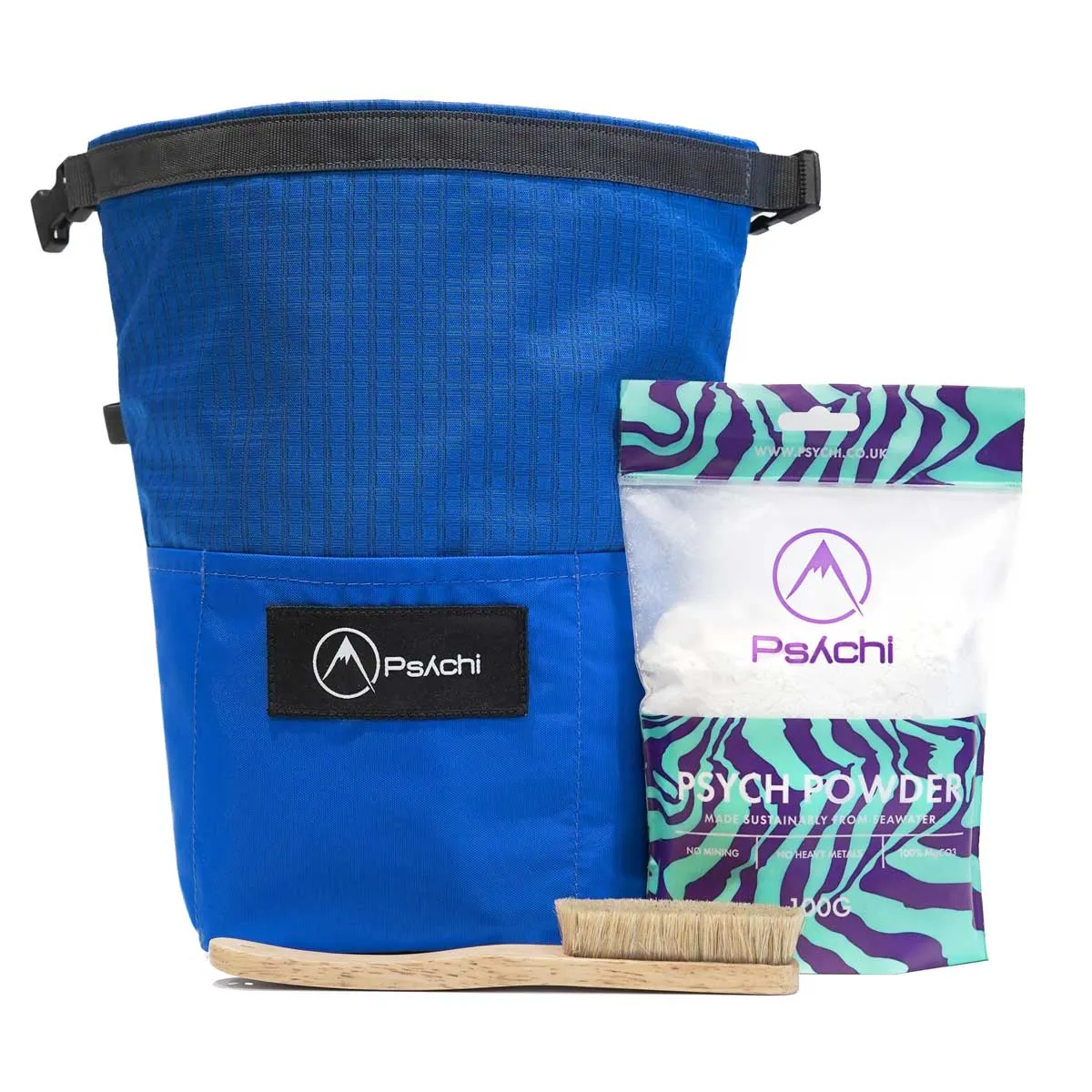 RagBag Bouldering Bucket - Blue & Checkered Blue
