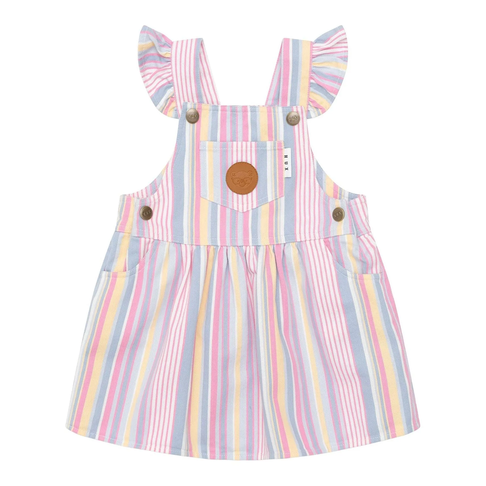 Rainbow Stripe Pinafore