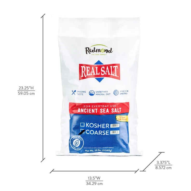 Real Salt® Coarse Bulk Bag (25 lb.)