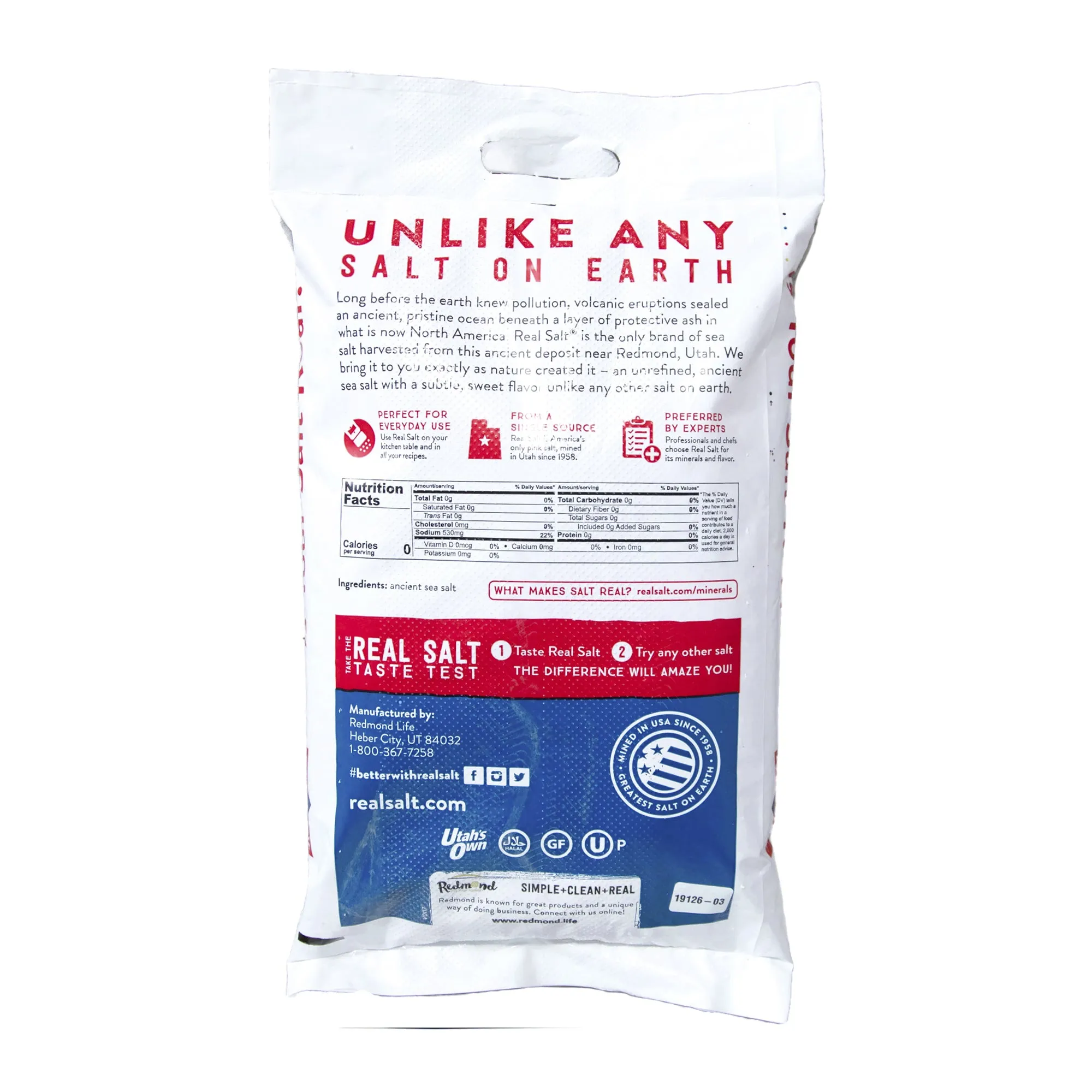 Real Salt® Coarse Bulk Bag (25 lb.)