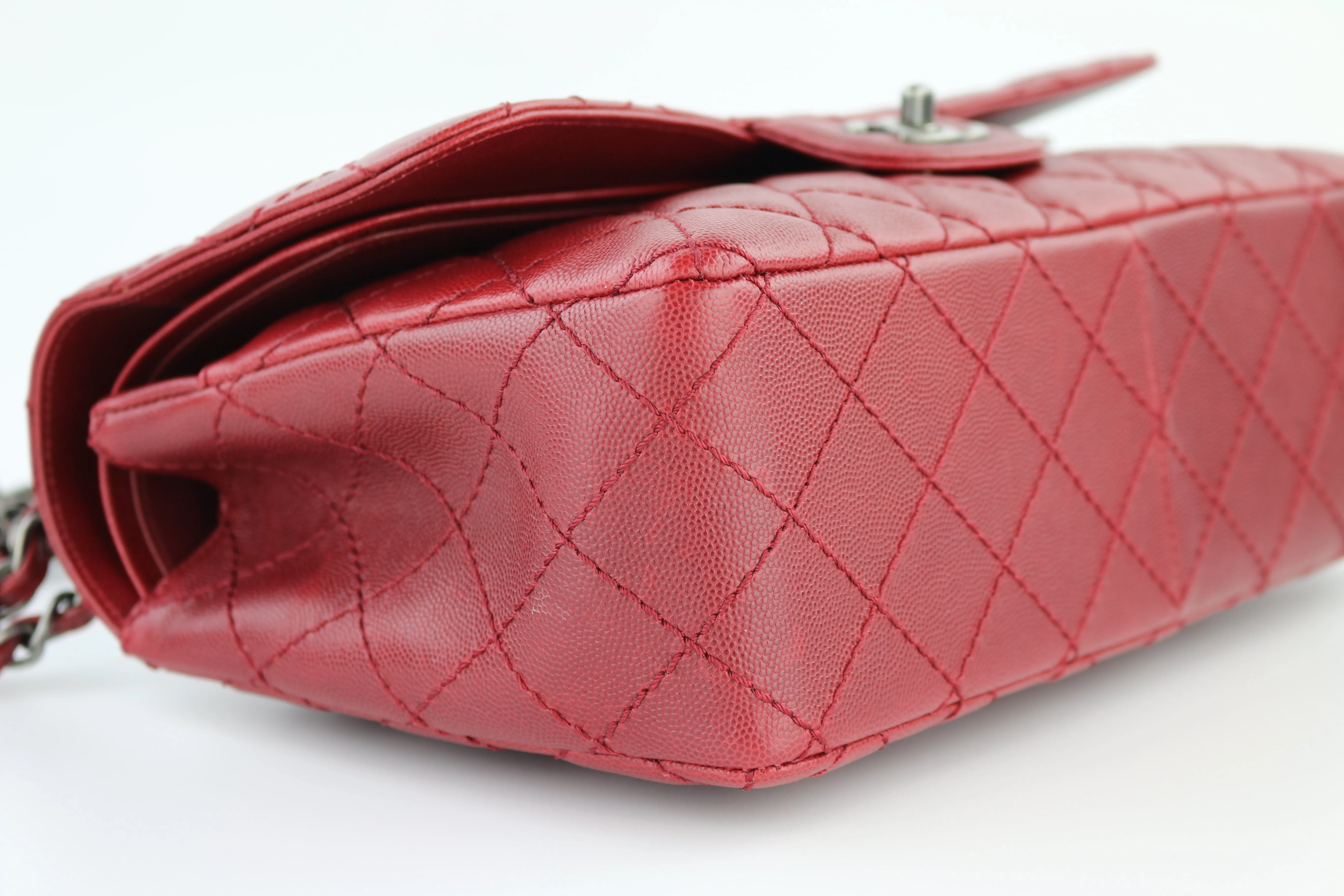 Red Caviar Double Flap Jumbo