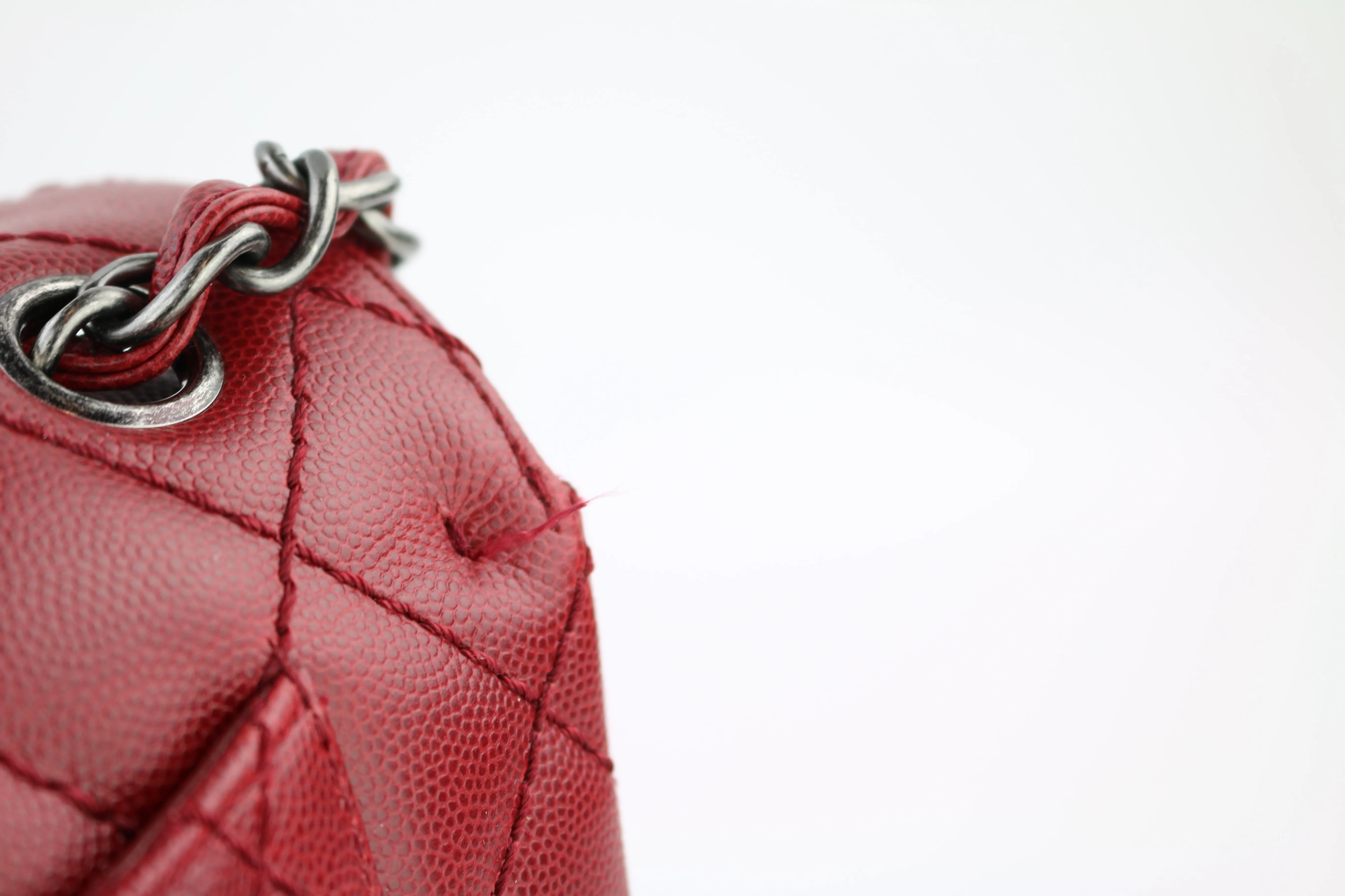 Red Caviar Double Flap Jumbo