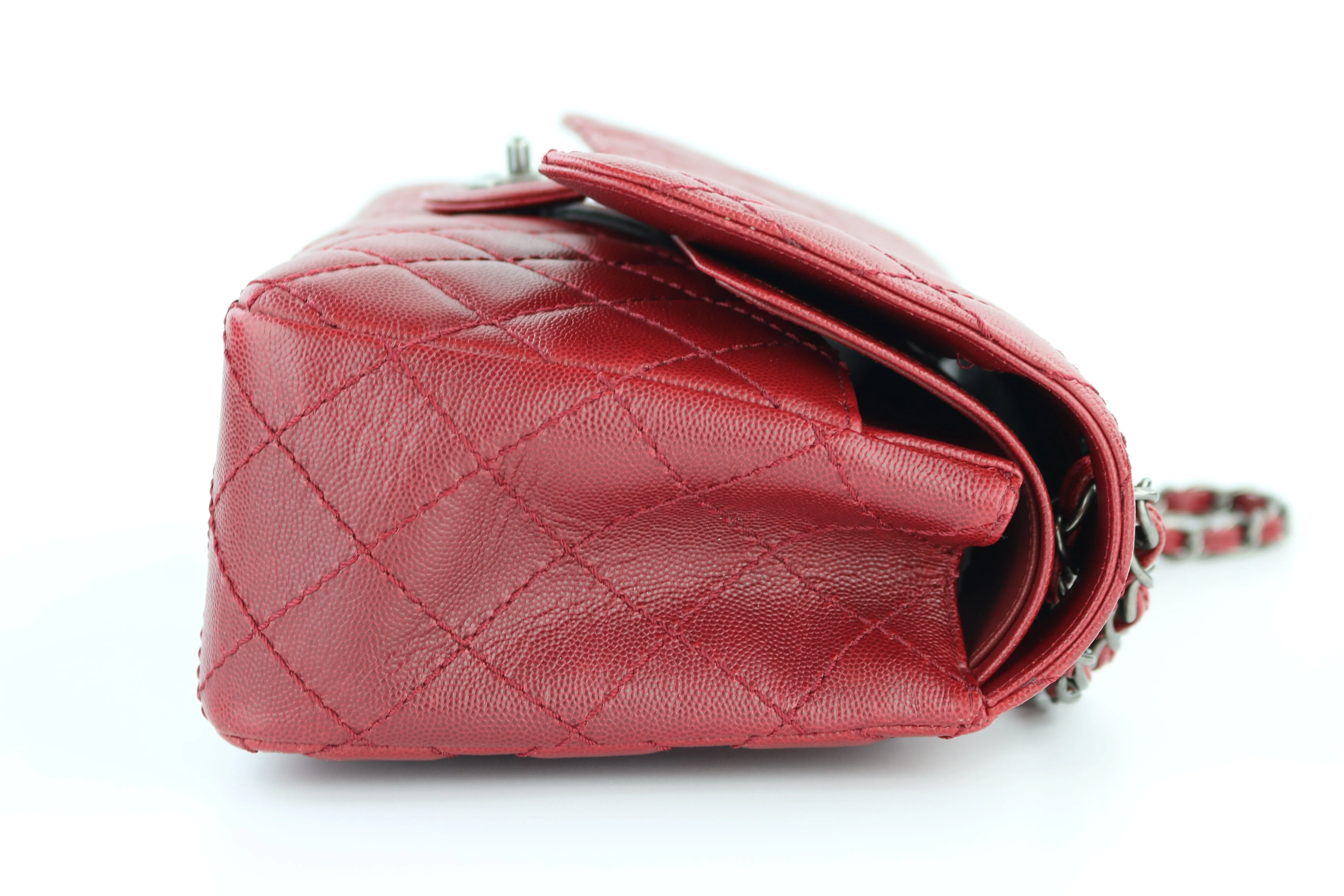 Red Caviar Double Flap Jumbo