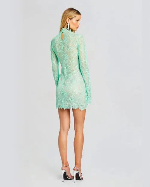 RETROFETE | Gilana Lace Dress | Pistachio