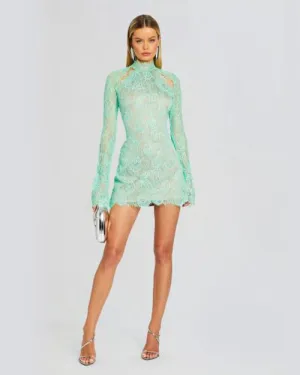 RETROFETE | Gilana Lace Dress | Pistachio
