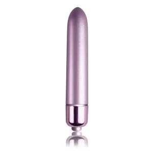Rocks off Purple Waterproof Mini Bullet Vibrator with 10-functions