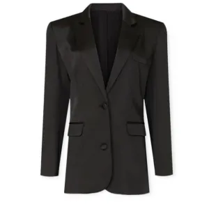 Ronny kobo Alex satin oversized blazer