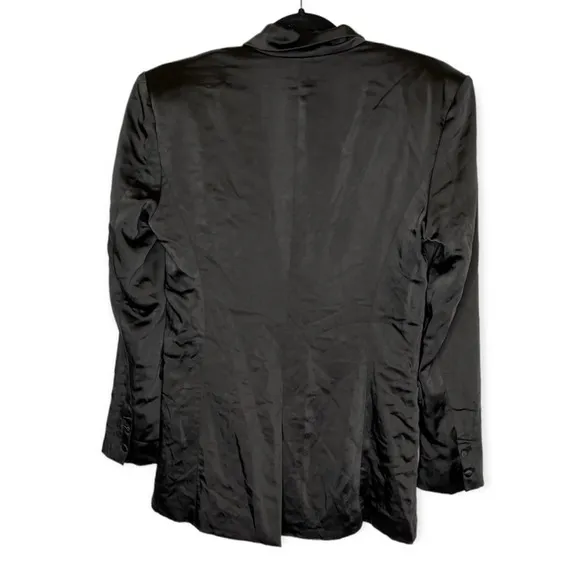 Ronny kobo Alex satin oversized blazer