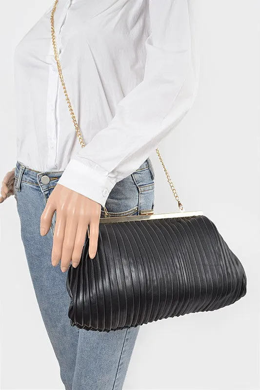 ROSA Pleated Party Bag