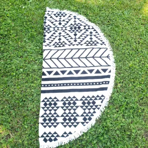 Round Beach Towels - CHECKMATE