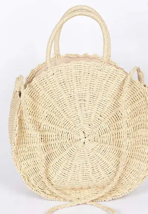Round Straw bag