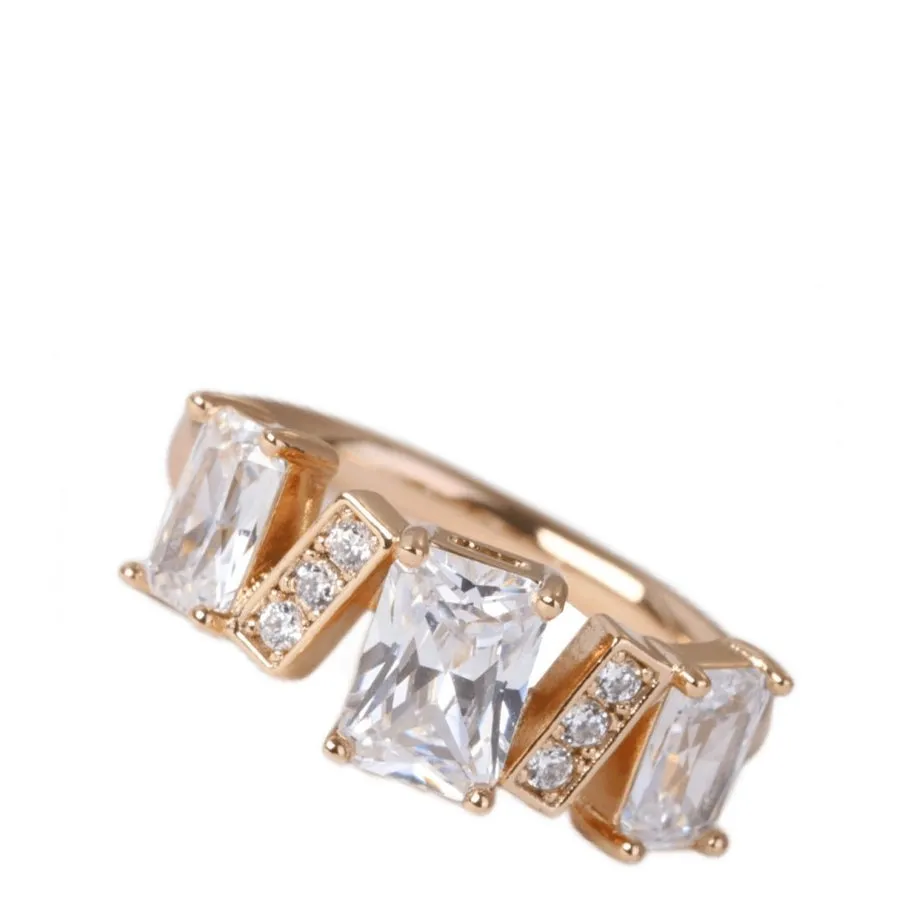 Roxie Surgical Steel Plated 18K Gold Ring Whater