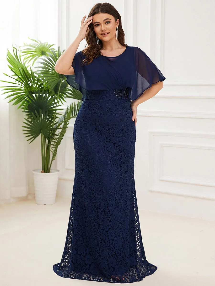 Roycebridal Ashly lace and chiffon coverup Mother of the Bride Dress