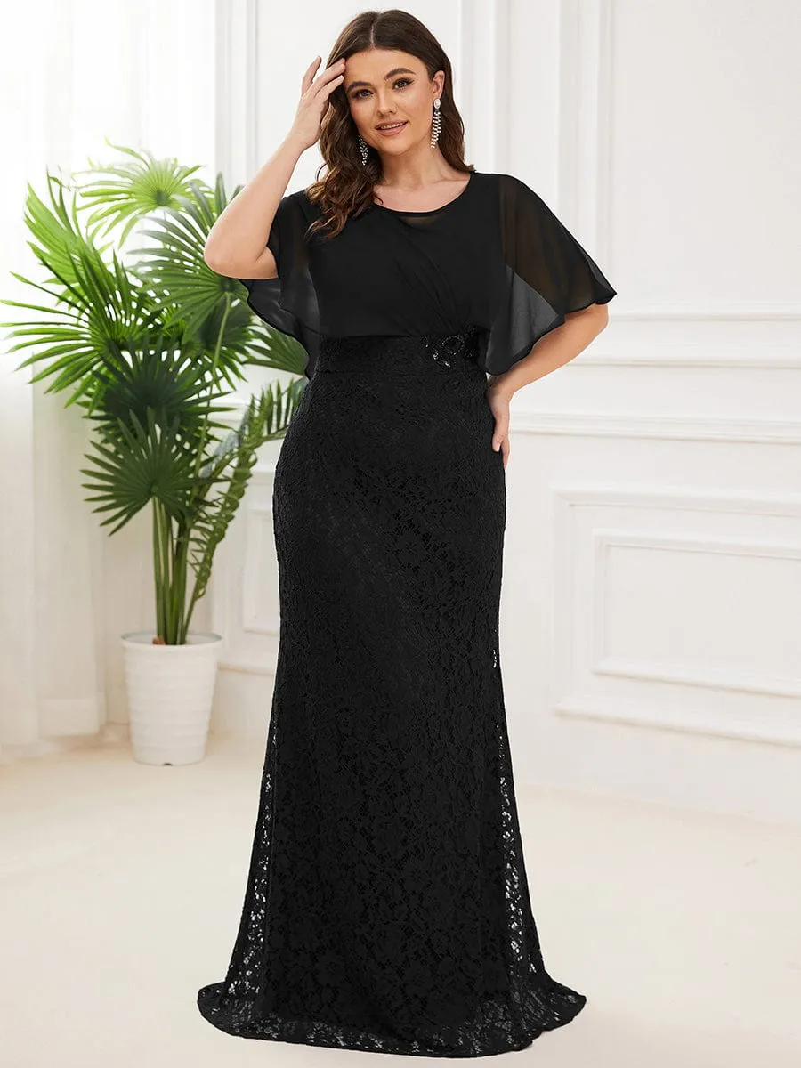 Roycebridal Ashly lace and chiffon coverup Mother of the Bride Dress