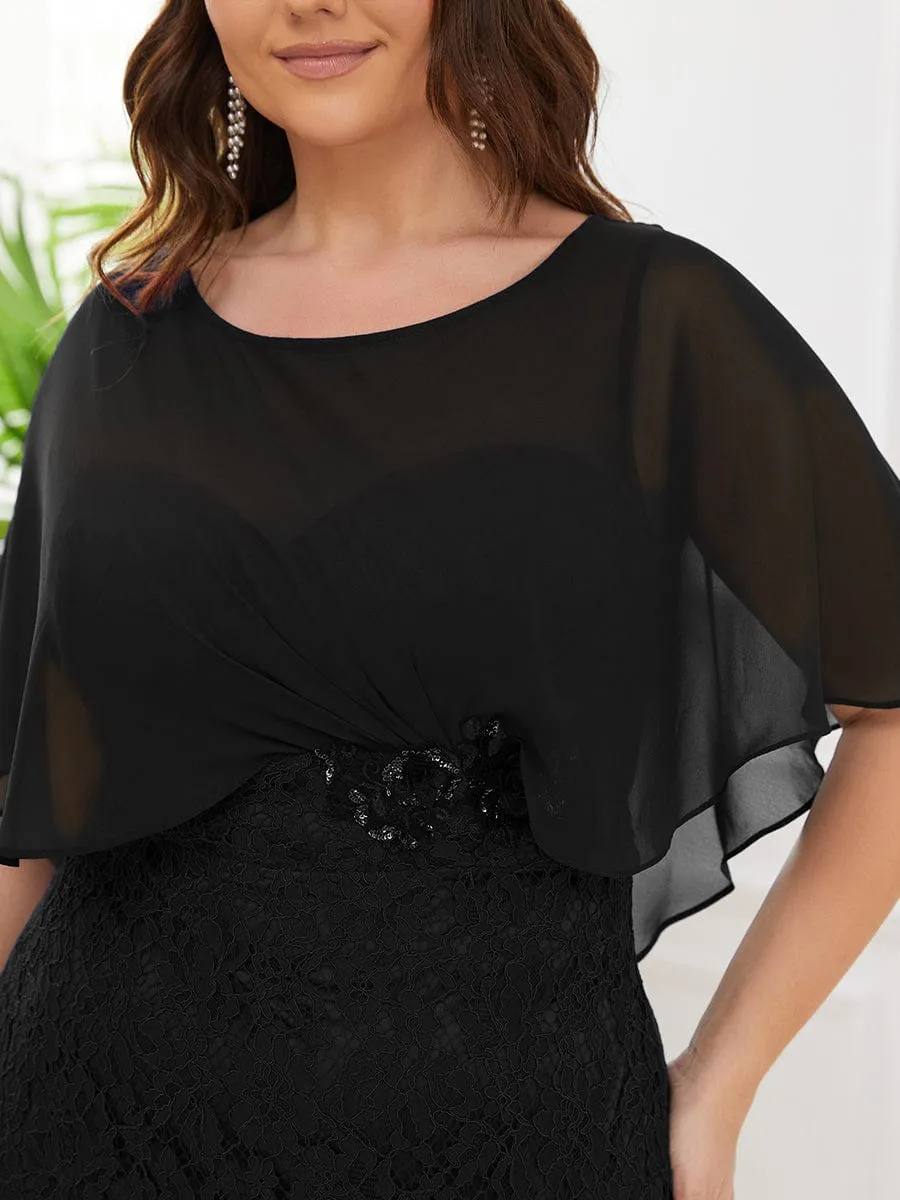 Roycebridal Ashly lace and chiffon coverup Mother of the Bride Dress