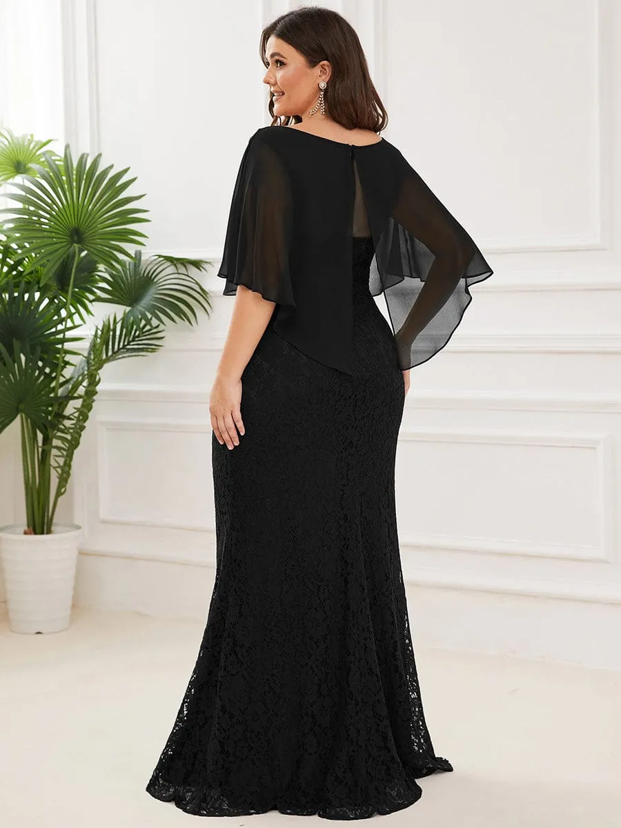 Roycebridal Ashly lace and chiffon coverup Mother of the Bride Dress