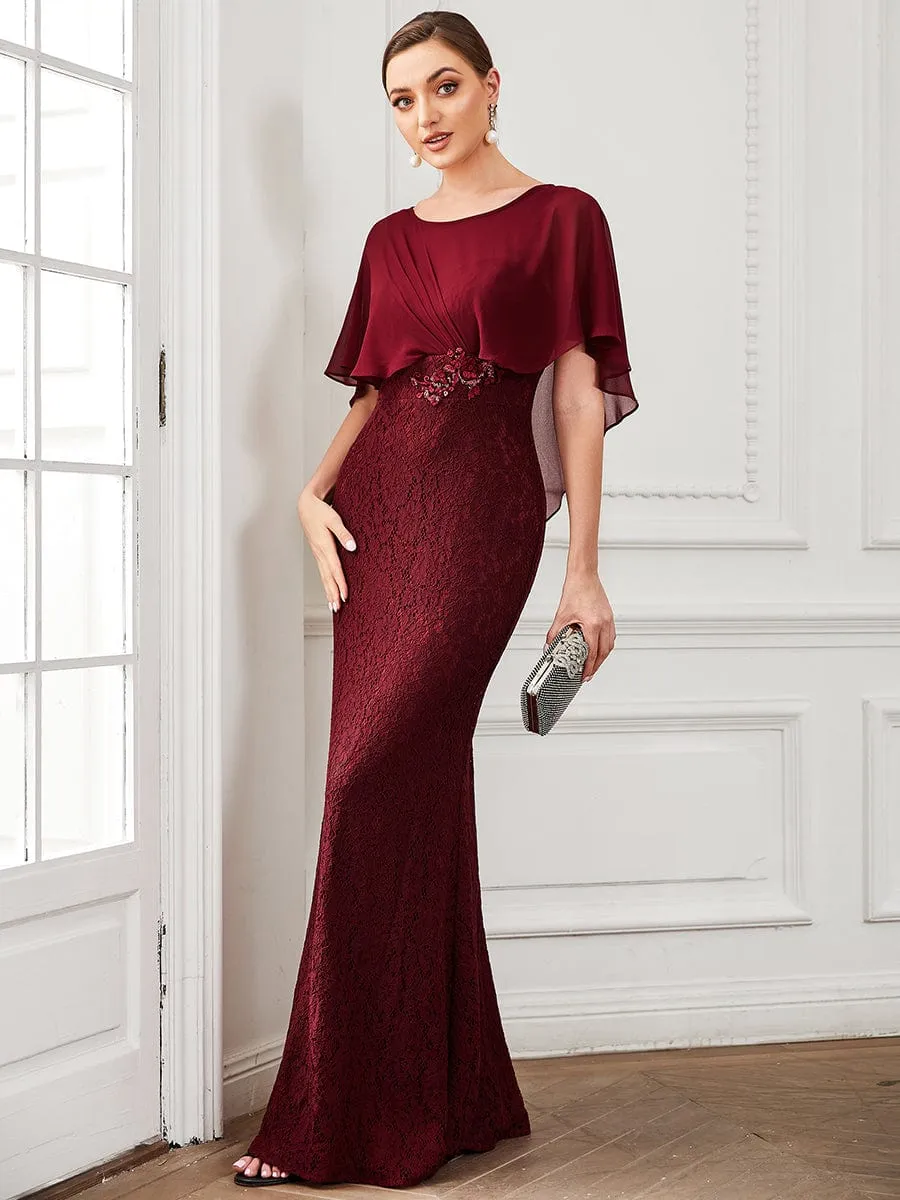 Roycebridal Ashly lace and chiffon coverup Mother of the Bride Dress