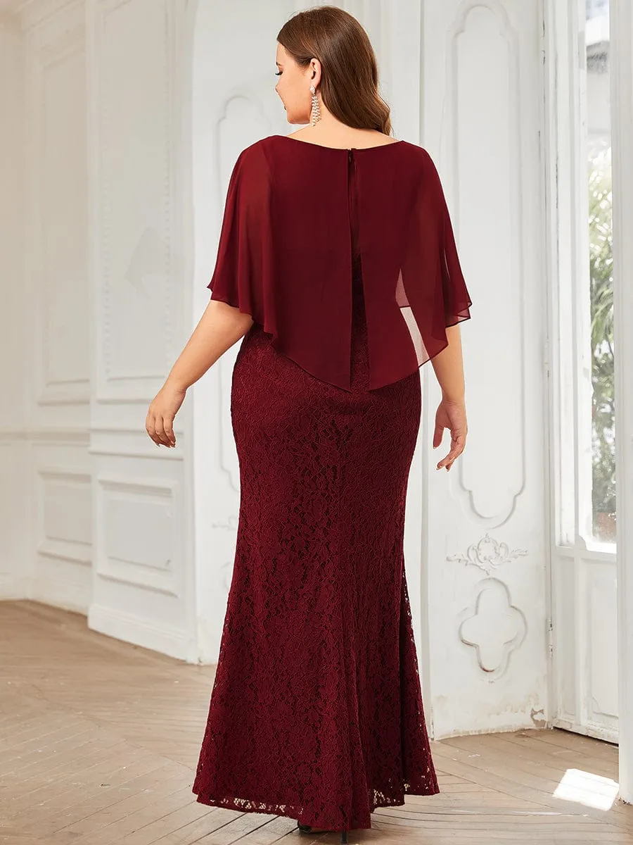 Roycebridal Ashly lace and chiffon coverup Mother of the Bride Dress