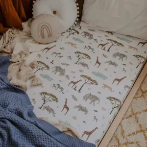 Safari Crib Sheet