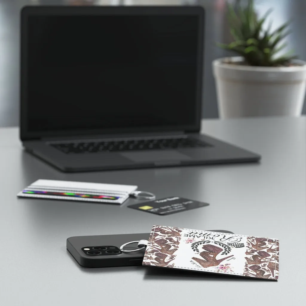 Saffiano Leather Card Holder Guila 'Quanto sei bella'