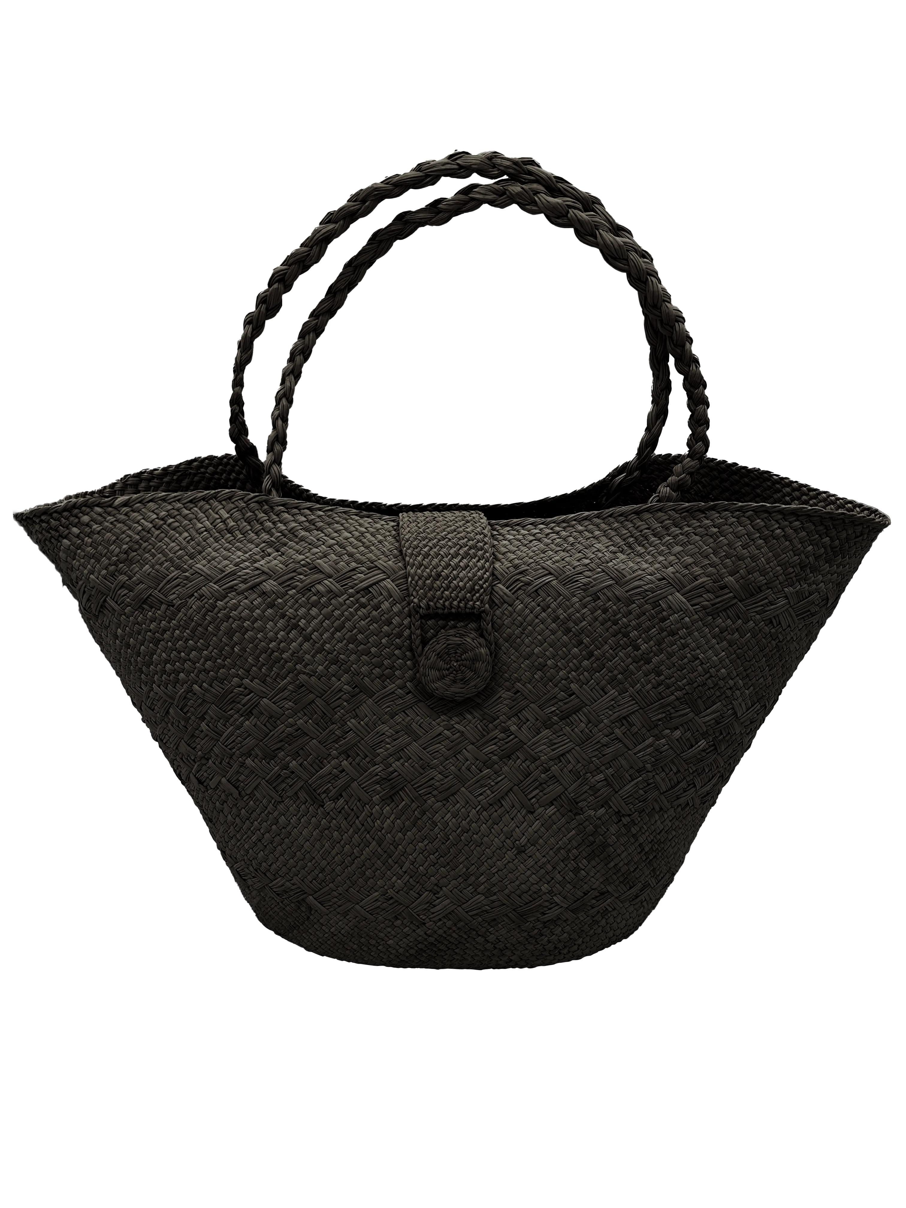Saint-Tropez Chic Straw Beach Bag