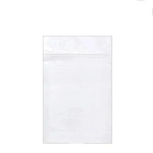 SAMPLE of Mylar Bag Opaque White 1/2 Oz - 14 Grams - (1 Count SAMPLE)