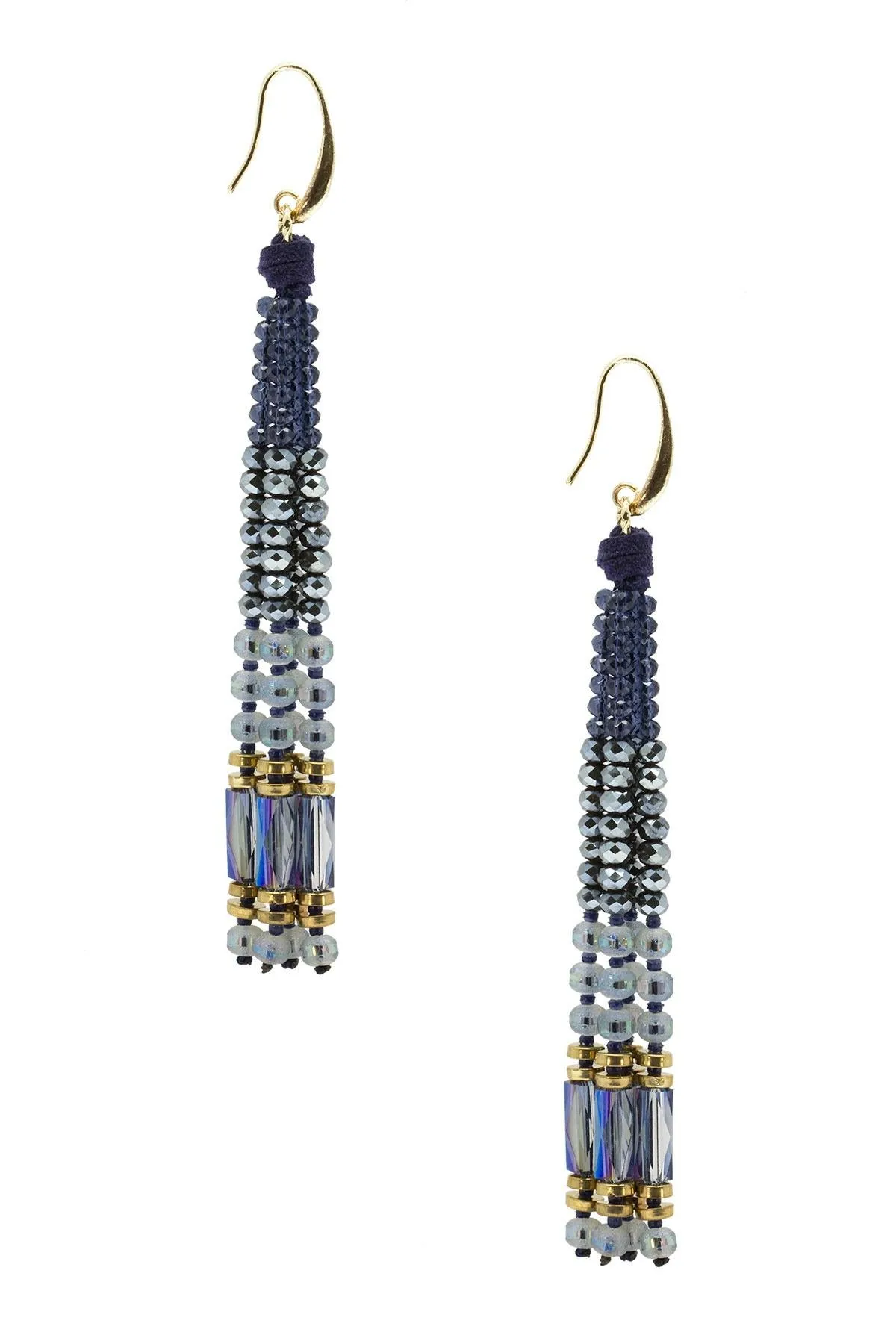 Sangria Beaded Tassel Earring