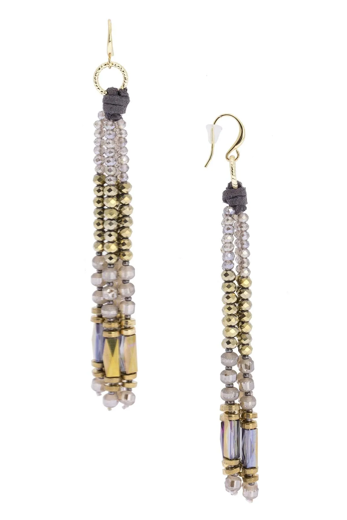 Sangria Beaded Tassel Earring