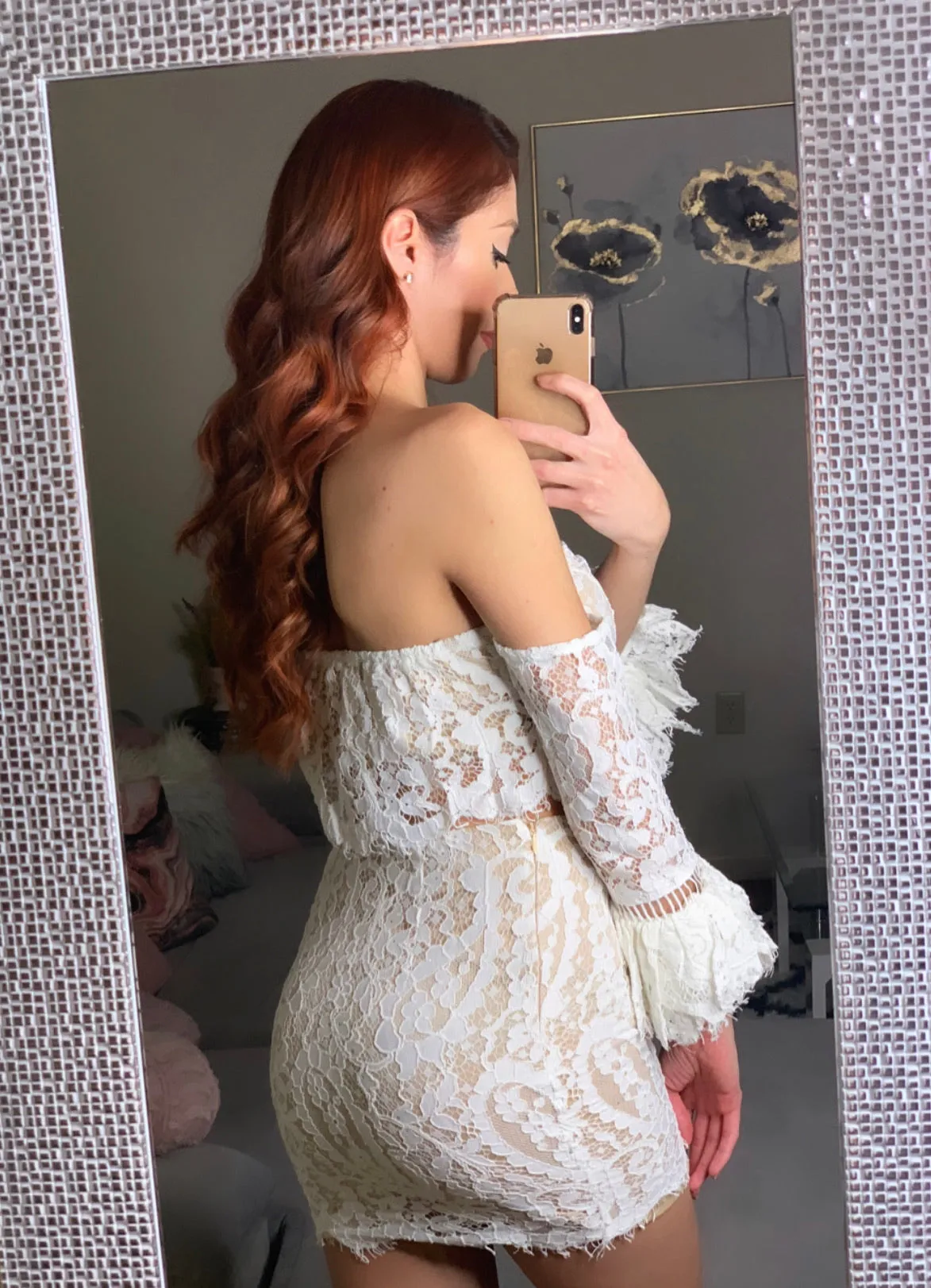 Scallop White Lace Set