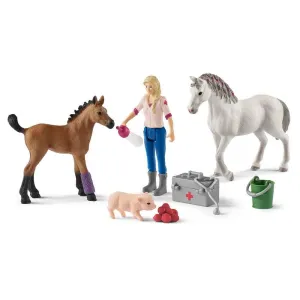 Schleich Vet Visiting Mare & Foal