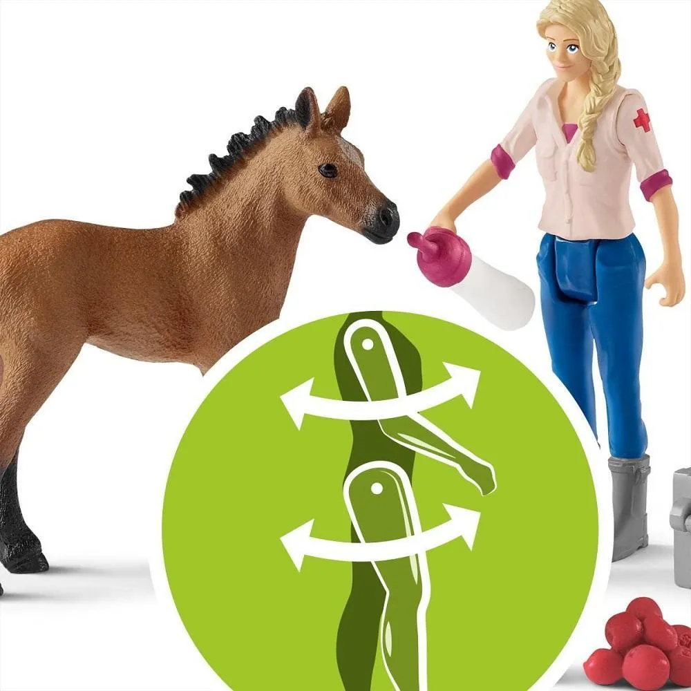Schleich Vet Visiting Mare & Foal