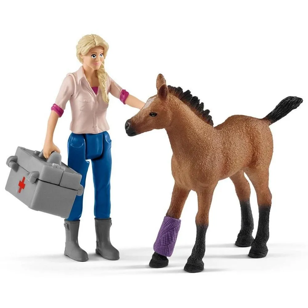Schleich Vet Visiting Mare & Foal