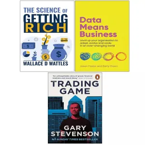 Science of Getting Rich,Trading Game,Data Means Business Jason Foster 3 Books Set