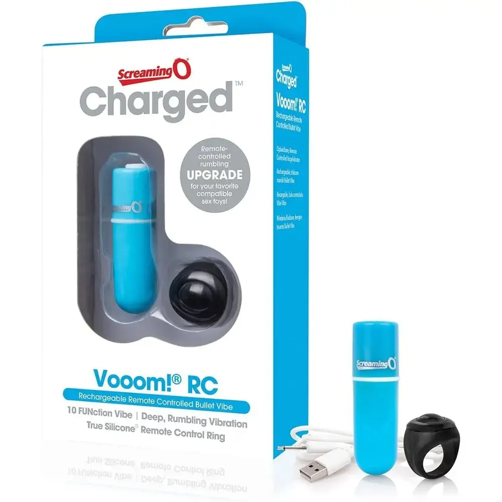 Screaming o Rechargeable Multi Speed Bullet Vibrator with Remote