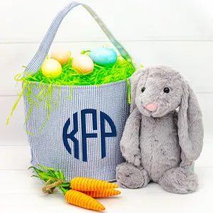 Seersucker Easter Basket - 7 Colors